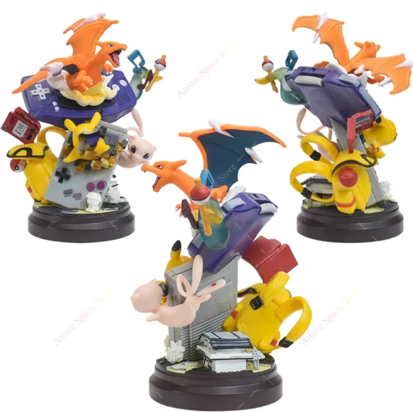 Figurines Pokémon Dracaufeu, Leviator, Mew, Lugia, Germignon, Ho-Oh