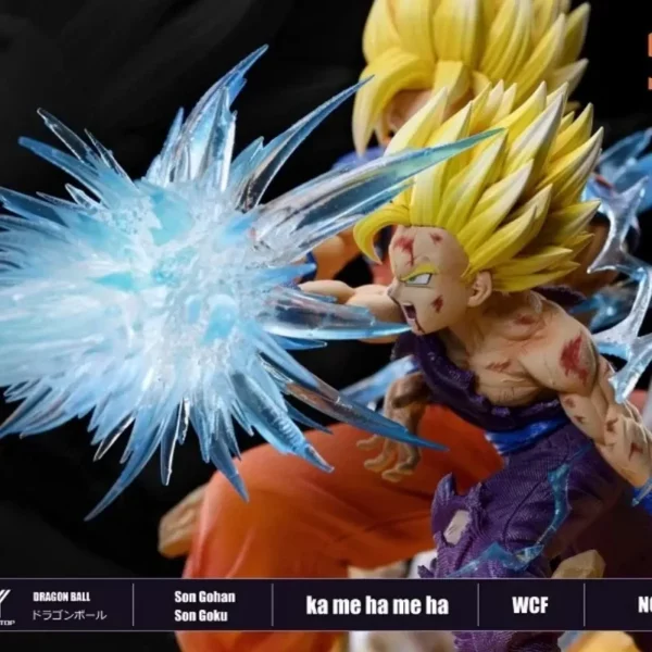 Figurine Son Goku & Son Gohan, Kaméhaméha père-fils, Dragon Ball Z