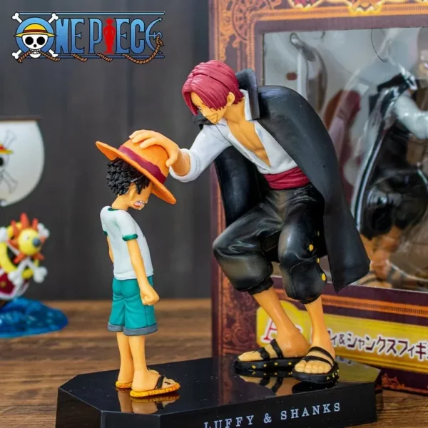 Figurine Luffy & Shanks, One piece