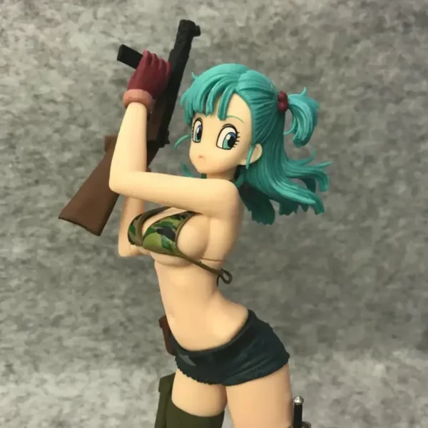 Figurine Bulma tenue camouflage, Dragon Ball