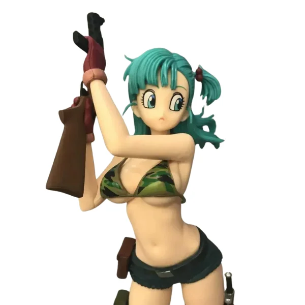 Figurine Bulma tenue camouflage, Dragon Ball