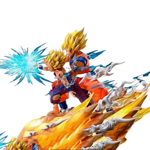 Figurine Son Goku & Son Gohan, Kaméhaméha père-fils, Dragon Ball Z