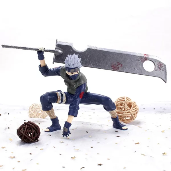 Figurine Hatake Kakashi avec l’épée de Zabuza, Naruto